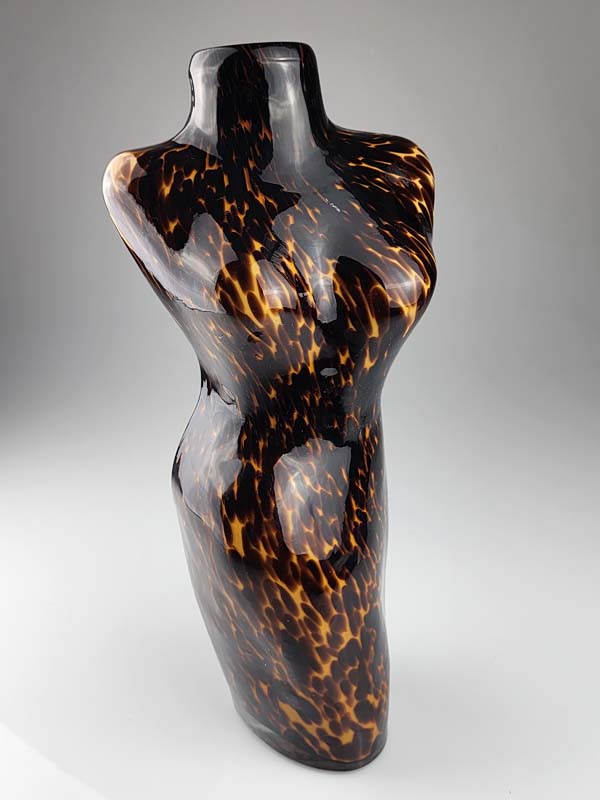 Murano art glass lady figure