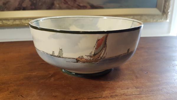 China & Ceramics: Royal Doulton Fisherfolk A, Brittany Bowl