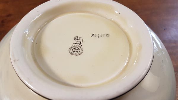 China & Ceramics: Royal Doulton Fisherfolk A, Brittany Bowl