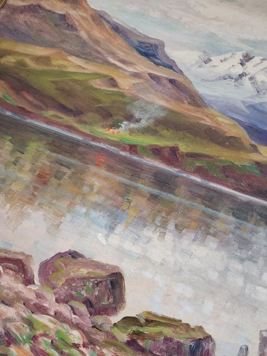 New Zealand Art: Allan Bollard - Glendhu Bay Lake Wanaka