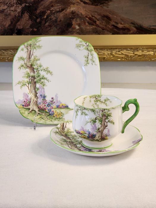 China & Ceramics: Royal Albert - Greenwood Tree Trio