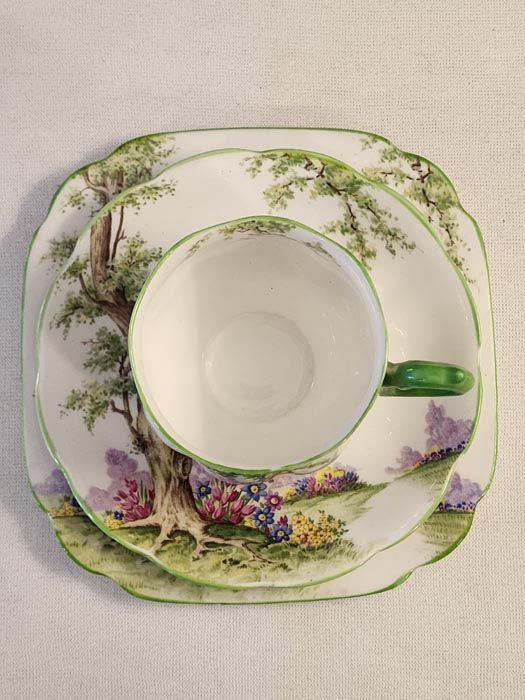China & Ceramics: Royal Albert - Greenwood Tree Trio
