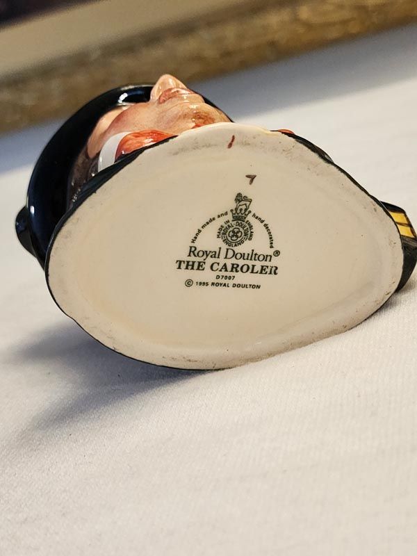 Character Jugs: The Caroler D7007 - Royal Doulton Character Jug