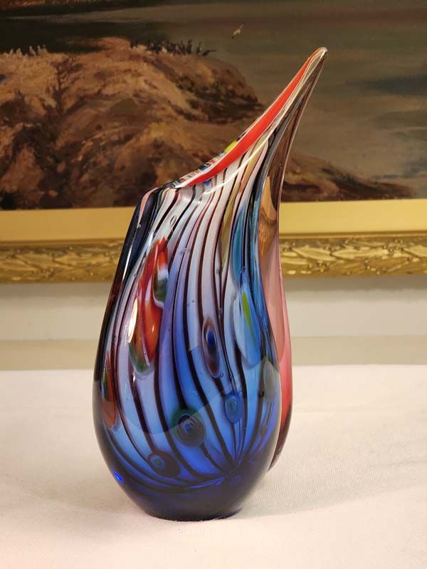Glass: Murano art glass vase