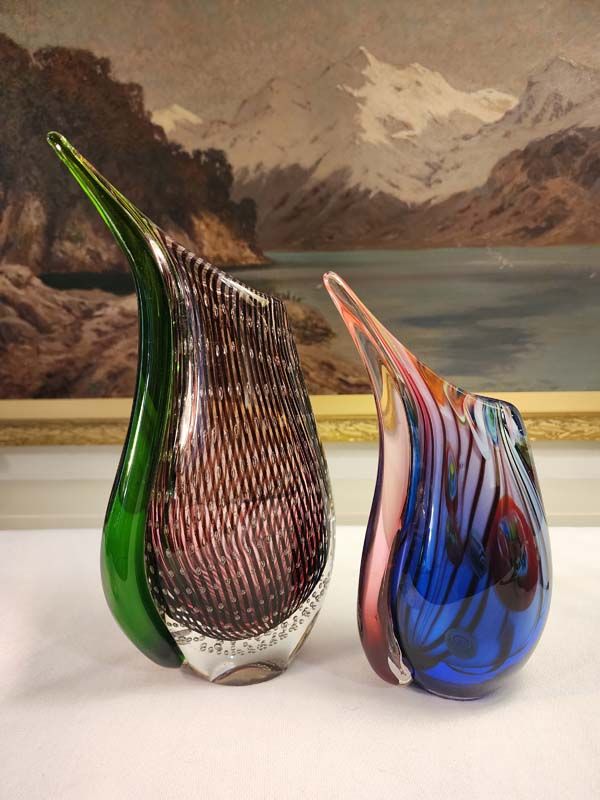 Glass: Murano art glass vase