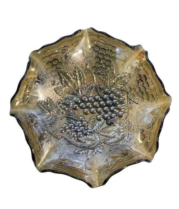 Helios grapes patterned bowl