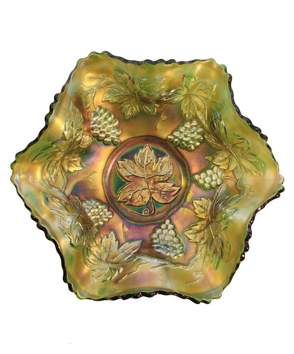 Carnival Glass: Carnival Glass Bowl Persian Medallion