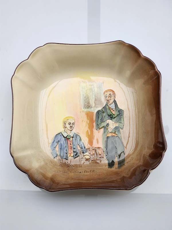 Doulton Dickensware E bowl - David Copperfield &amp; Uriah Heep