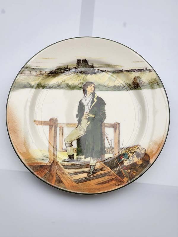 Doulton Dickensware plate - Sydney Carton