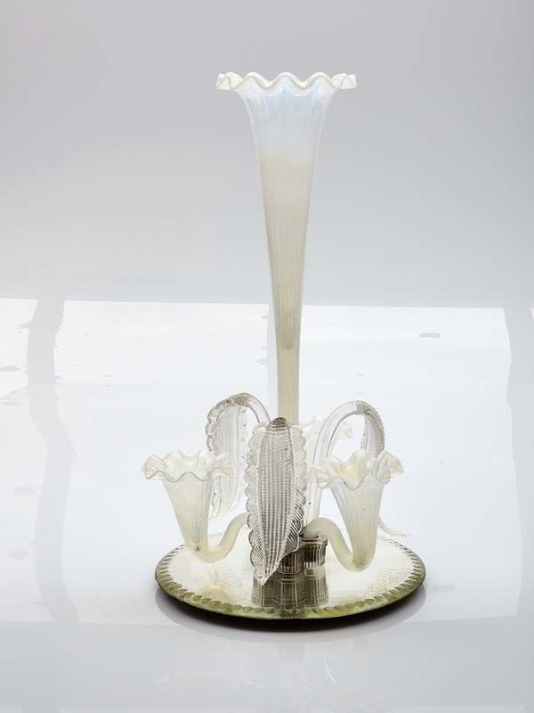 19th Century White Epergne