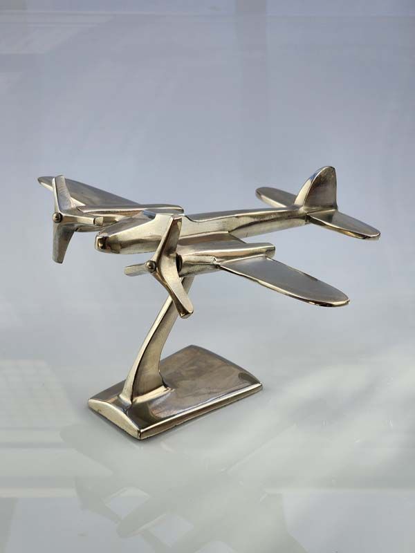 Vintage Chrome Airplane
