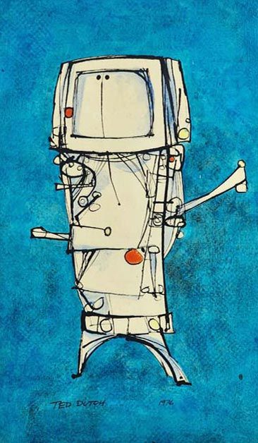 Ted Dutch - Signaller Painting 1976