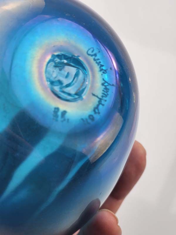 Glass: Chuck Simpson glass vase