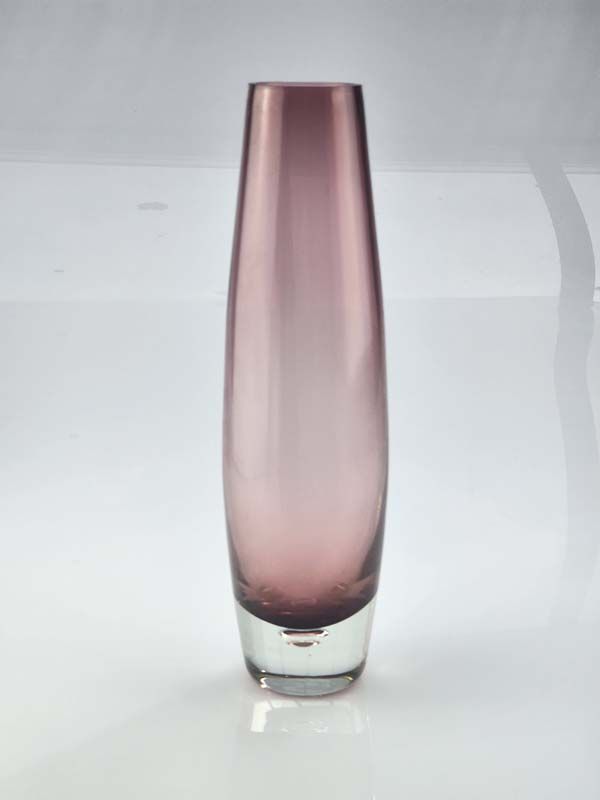 Purple glass vase