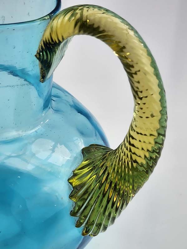 Glass: Victorian Dimpled Glass Jug