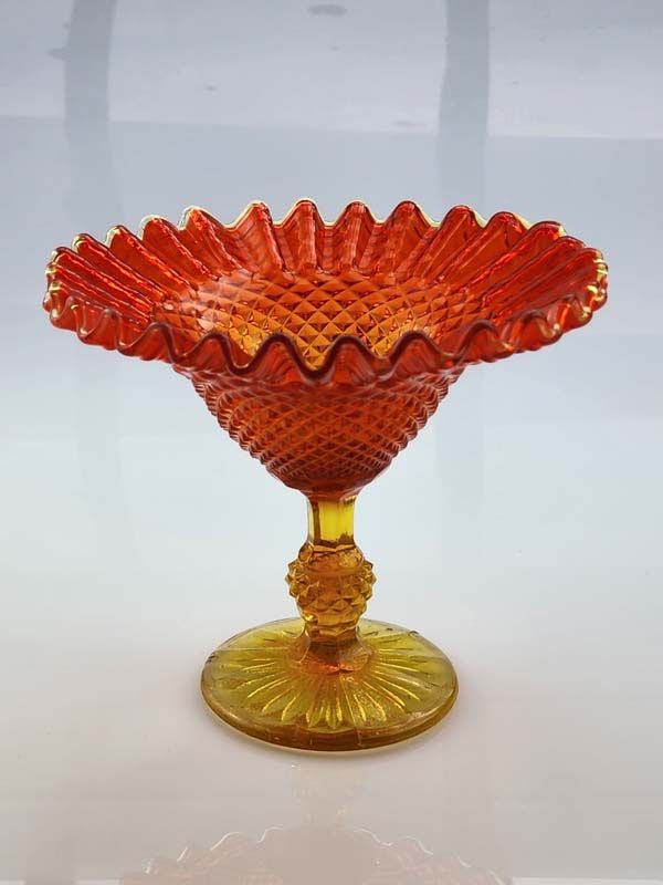 Vintage & Retro: Cadmium glass bowl