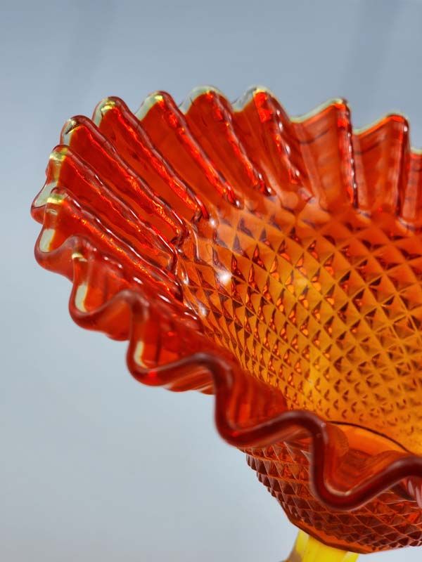 Vintage & Retro: Cadmium glass bowl