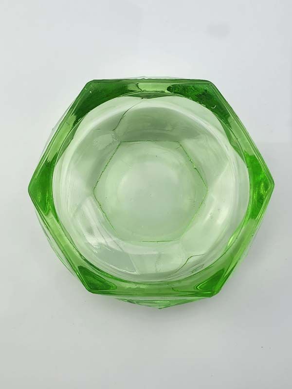 Glass: Uranium glass bowl