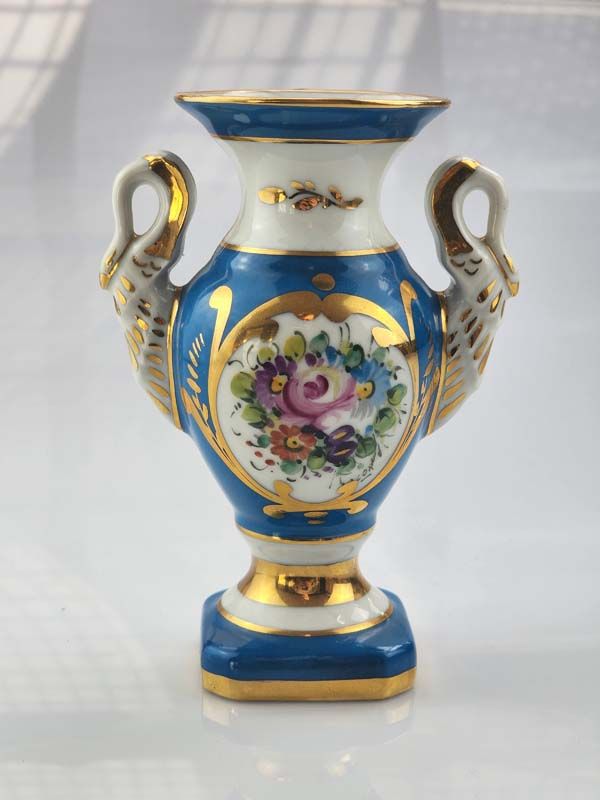 China & Ceramics: Limoges Hand Painted Vase