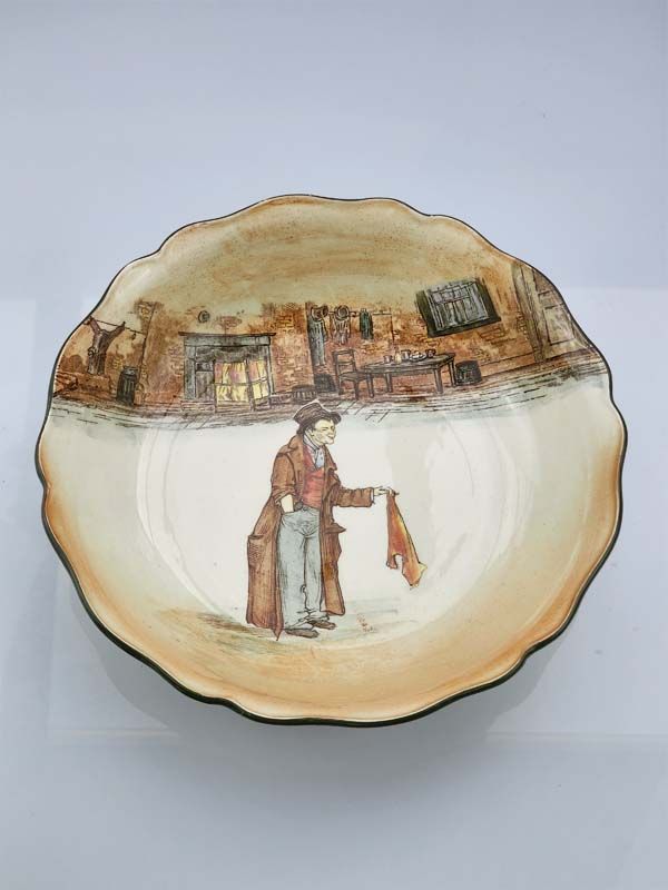 Dickensware Ruffled Edge Bowl