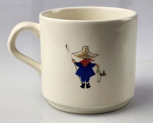 Crown Lynn: Kelston - Nursery Ware Cup