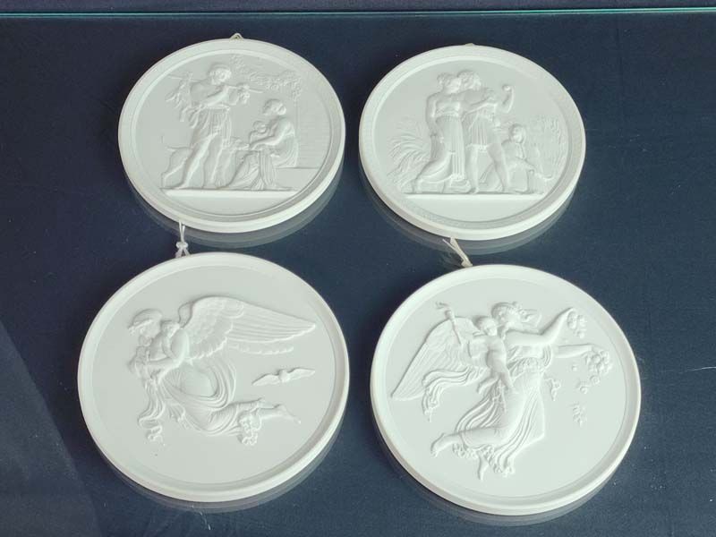 China & Ceramics: Royal Copenhagen Bisque plaques