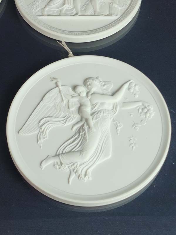 China & Ceramics: Royal Copenhagen Bisque plaques