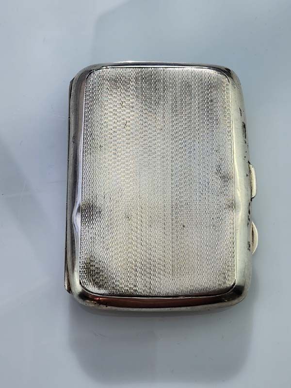 Sterling Silver: Sterling Silver Cigarette Case 1936