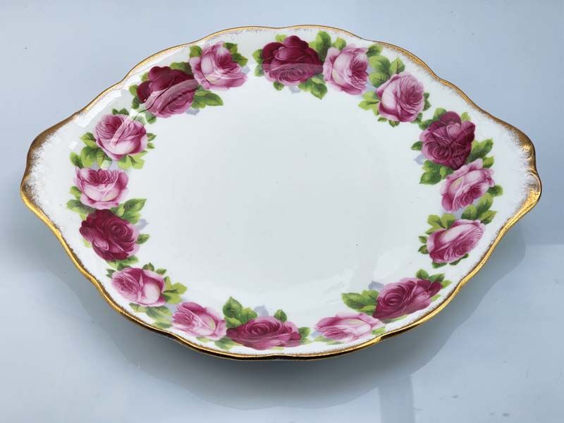 Royal Albert, Old English Rose Cake Plate