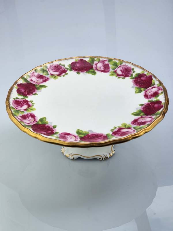 Royal Albert: Old English Rose Cake Stand