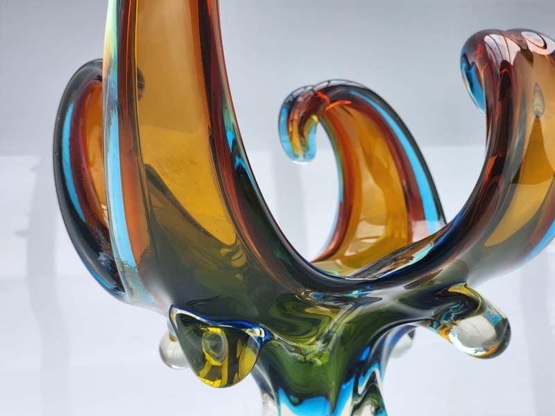 Glass: Chalet art glass bowl