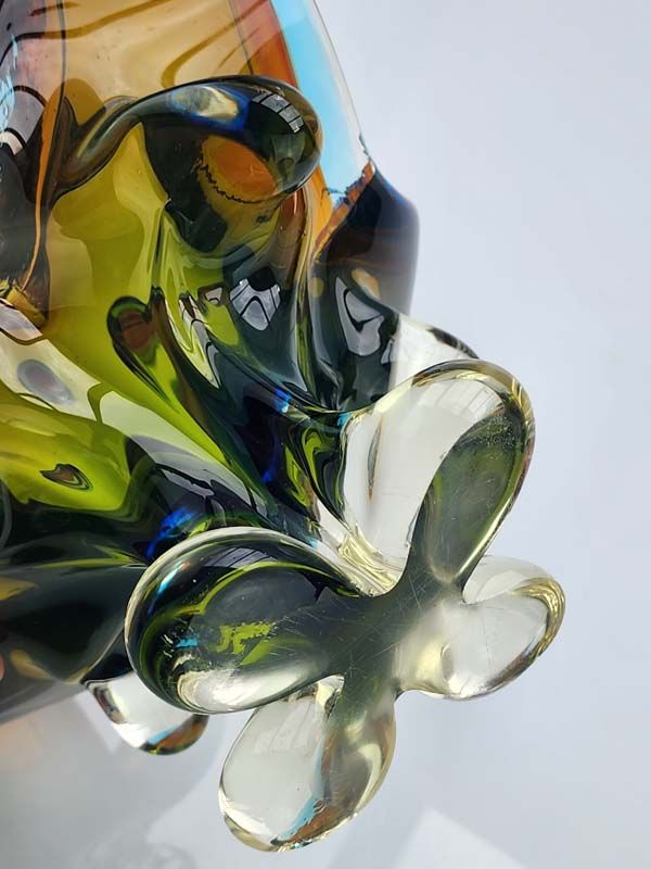 Glass: Chalet art glass bowl