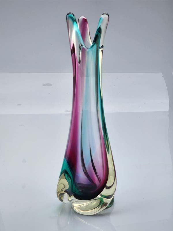 Murano art glass vase