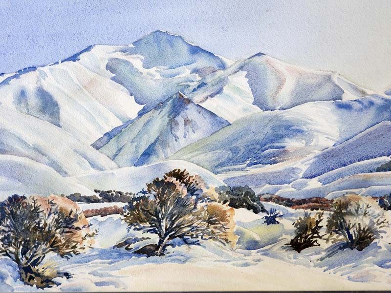 June MacLeod - Snow Landscape