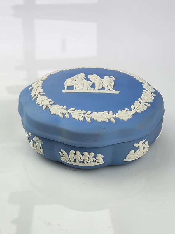 Wedgwood Jasper Lidded Bowl