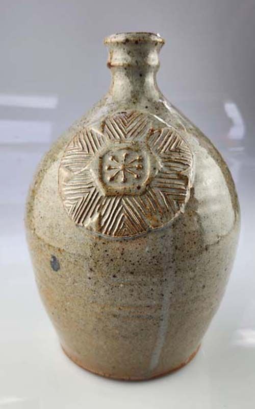 Heavy pottery bottle - Paul Melser