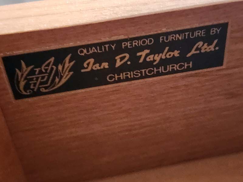 Furniture: Ian D. Taylor Sofa Table