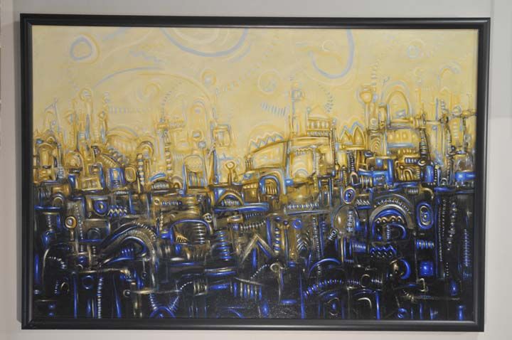 Keith Morant painting