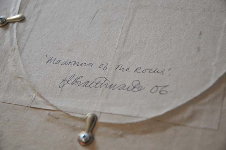 New Zealand Art: Joanna Braitwaite Painting - Madonna of the rocks