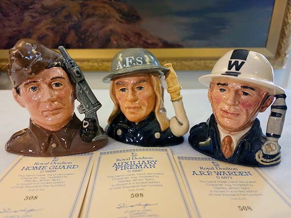 Heroes of the Blitz set: A.R.P. Warden, Home Guard, Auxiliary Firman