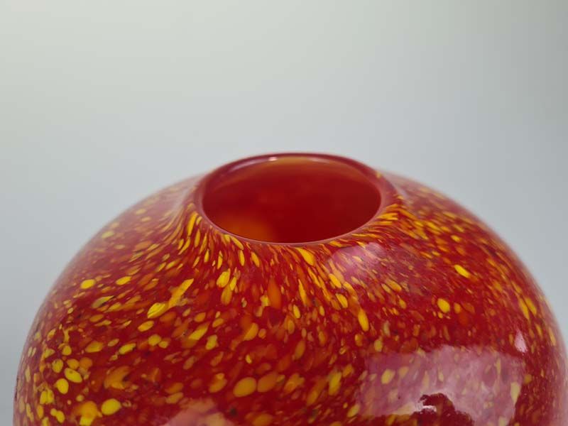 Glass: Garry Nash Crushed Chip Glass Vase