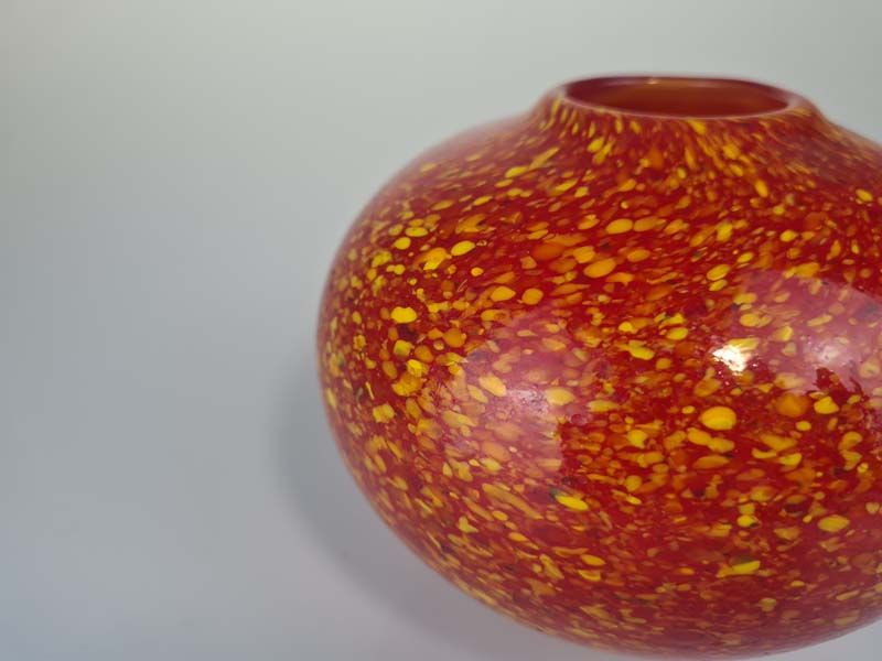 Glass: Garry Nash Crushed Chip Glass Vase