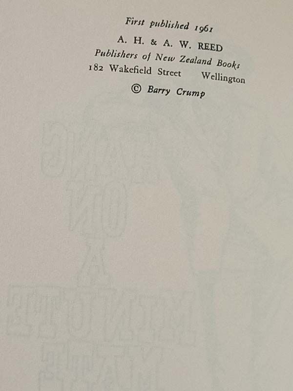 New Zealand books: Hang On A Minute Mate