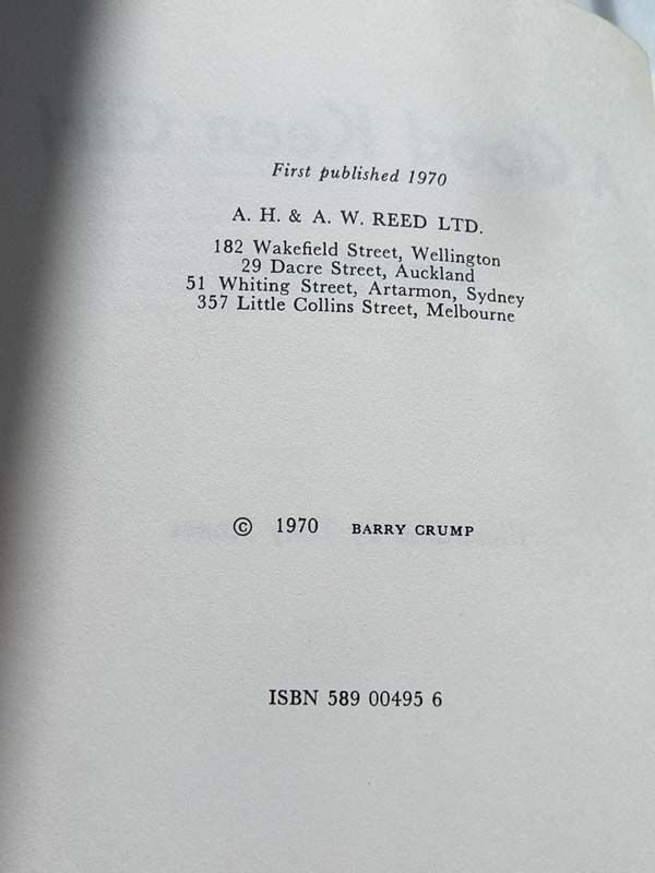 Barry Crump: A Good Keen Girl 