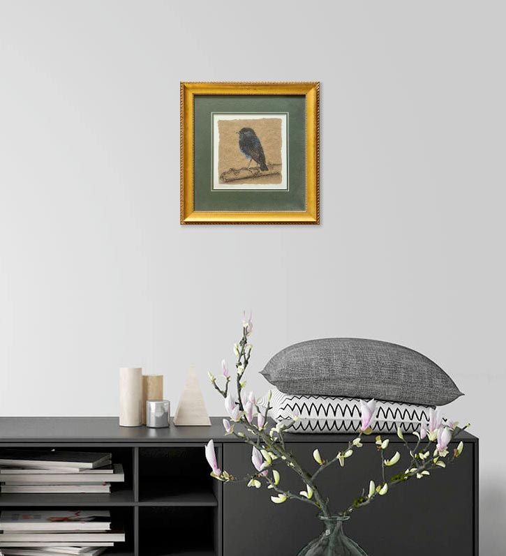 New Zealand Art: Rebecca Gilmore - South Island Robin