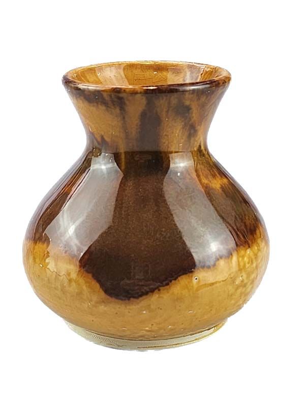 Crown Lynn Ambrico brown vase