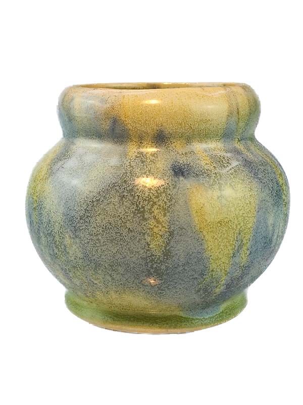 NZ Pottery: Ambrico green/blue vase