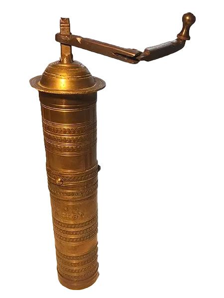 Antique Brass Spice or Coffee Grinder