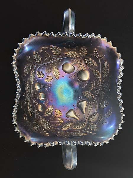 Carnival Glass: Carnival Glass Bowl Persian Medallion