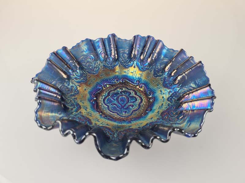 Carnival Glass: Carnival Glass Bowl Persian Medallion